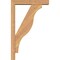 Ekena Millwork Funston Block Smooth Bracket w/ Offset Brace, Western Red Cedar, 3 1/2"W x 14"D x 22"H BKT0402X14X22FST05SWR - alternate 4